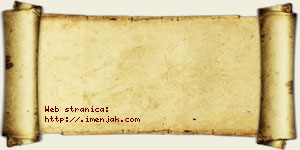 Jovanka Tomaš vizit kartica